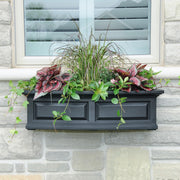 Mayne Nantucket Window Box, 10 1/4" High, Black - photo 5
