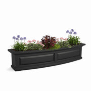 Mayne Nantucket Window Box, 10 1/4" High, Black - 3.4 gal. 5 dry gallons