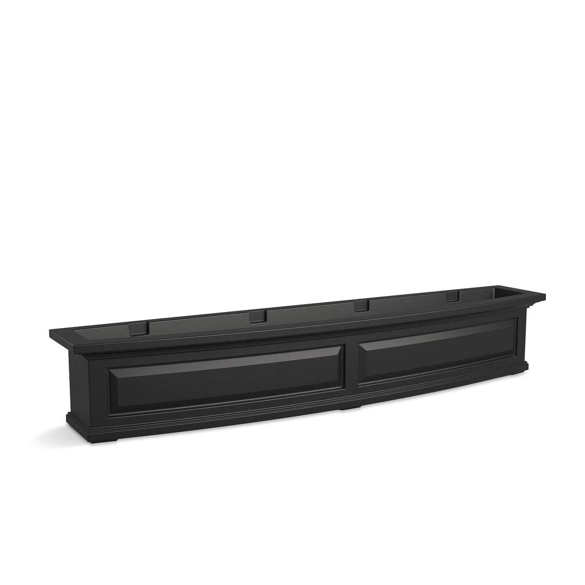 Mayne Nantucket Window Box, 10 1/4" High, Black - 4.5 gal. 6.5 dry gallons