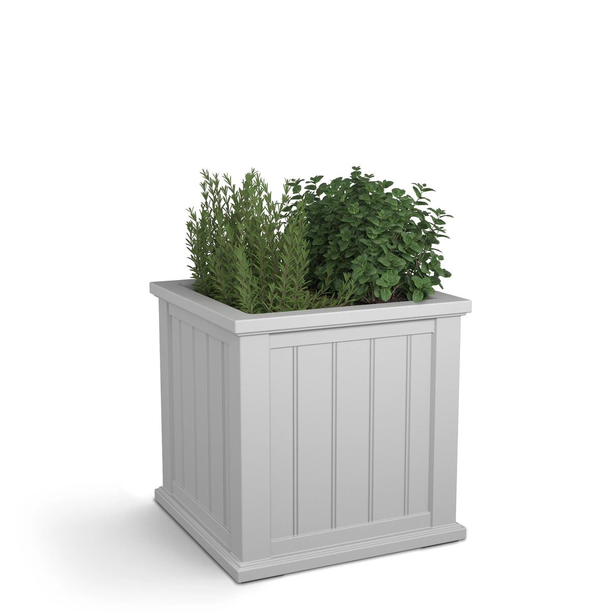 Mayne Cape Cod Planter, White - 10.7 dry gallons