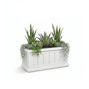 Mayne Cape Cod Planter, White - 3.5 dry gallons