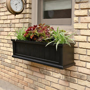 Mayne Cape Cod Window Box, 11" Wide, Black - photo 3
