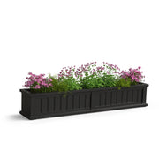 Mayne Cape Cod Window Box, 11" Wide, Black - 11.3 dry gallons 6 gal.