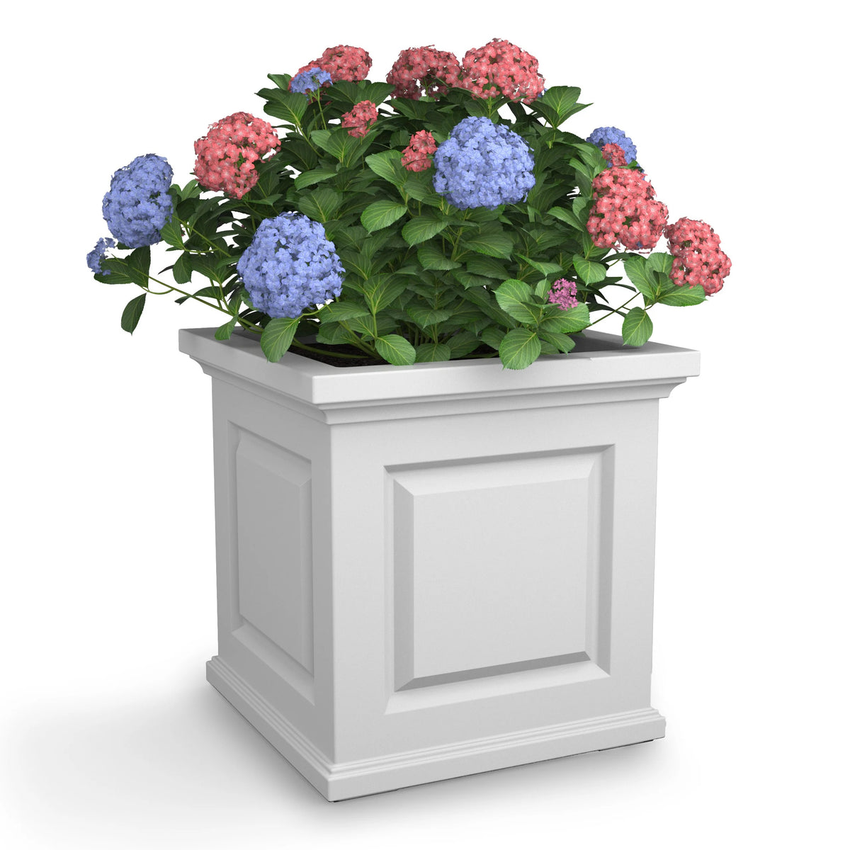Mayne Nantucket Planter, White - 10.9 dry gallons