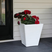 Mayne 4891-W Bristol Planter, 2.8 gal. 5.3 dry gallons, White - photo 3