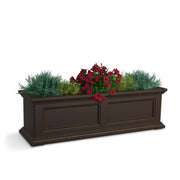 Mayne 5822 Fairfield Window Box, 6.5 gal. - Brown