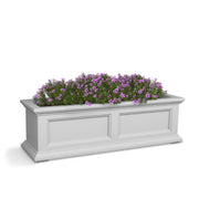 Mayne 5822 Fairfield Window Box, 6.5 gal. - White