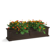 Mayne 5823 Fairfield Window Box, 9.5 gal. - Brown