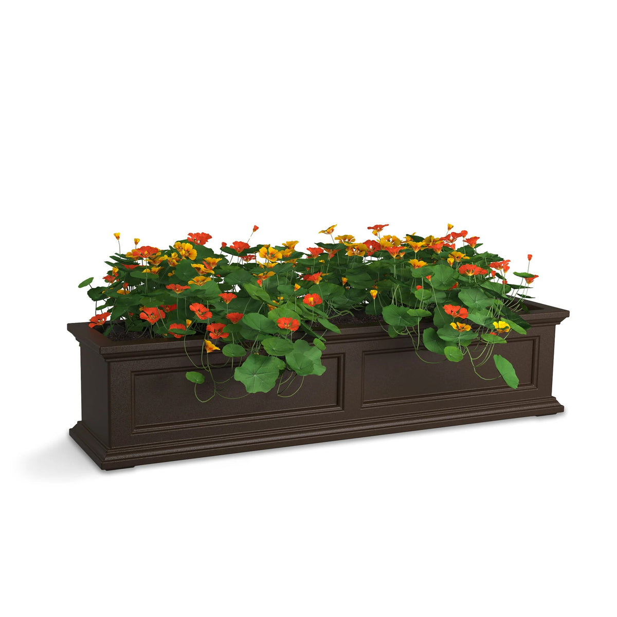 Mayne 5823 Fairfield Window Box, 9.5 gal. - Brown