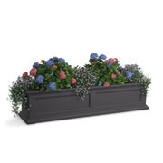 Mayne 5823 Fairfield Window Box, 9.5 gal. - Gray