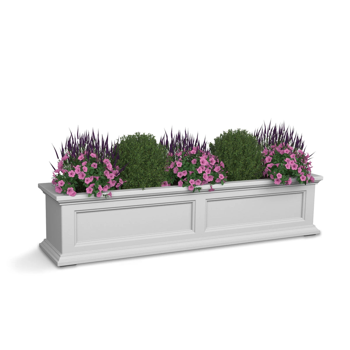 Mayne 5823 Fairfield Window Box, 9.5 gal. - White