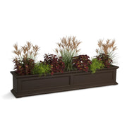 Mayne 5824 Fairfield Window Box, 12.5 gal. - Brown