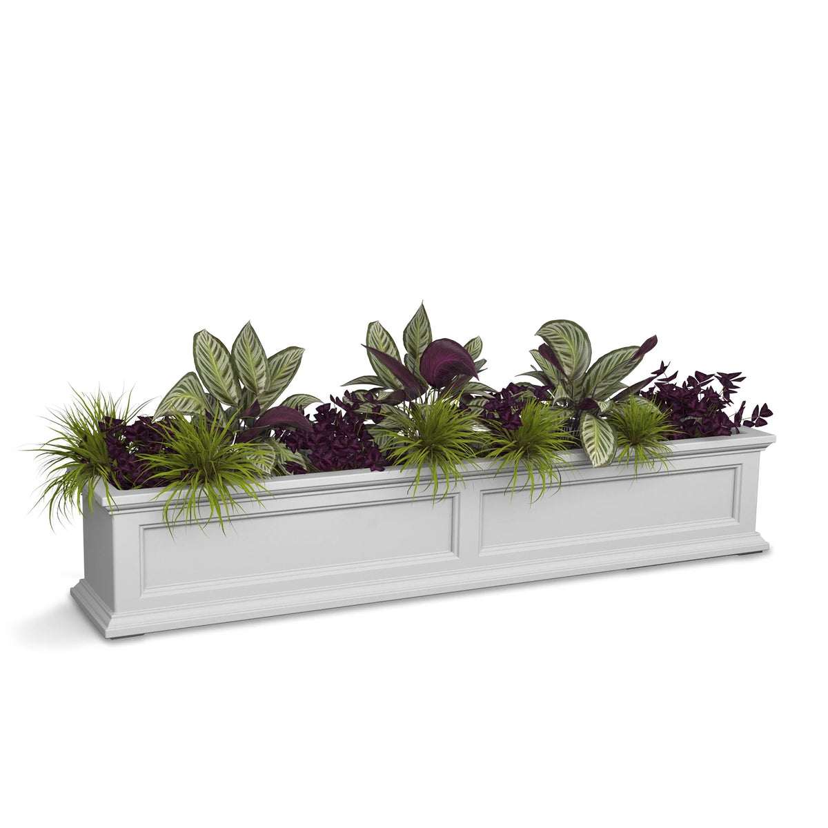 Mayne 5824 Fairfield Window Box, 12.5 gal. - White