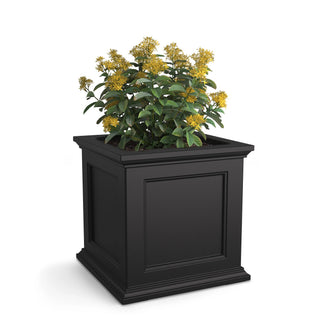 Mayne Fairfield Planter, Black - 8.75 dry gallons 9.5 gal.