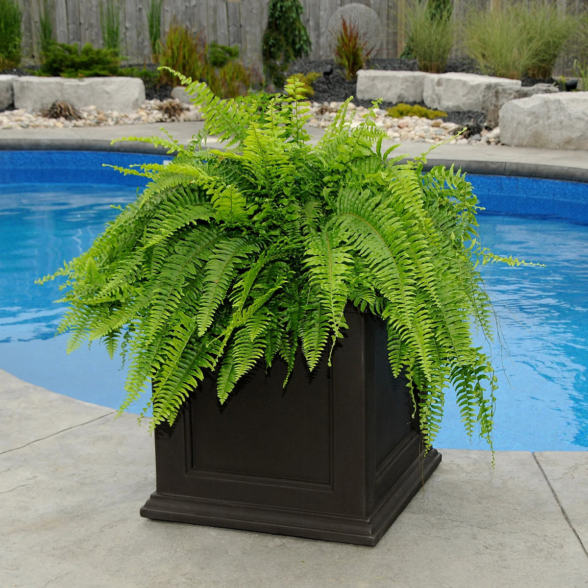 Mayne Fairfield Espresso Planter, Brown - photo 4