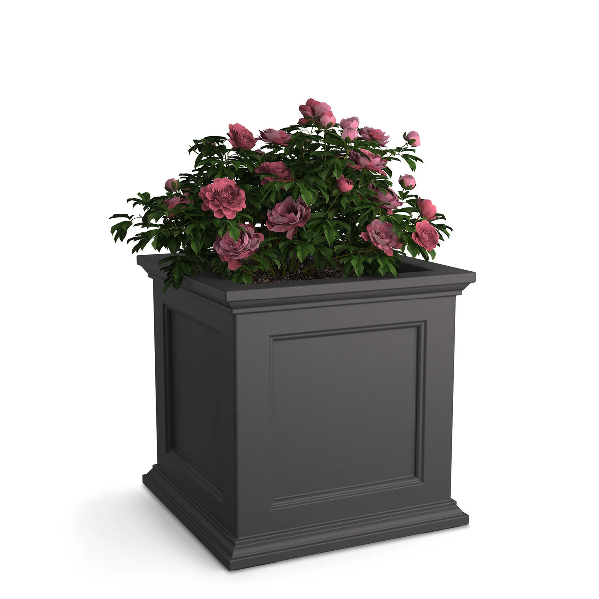 Mayne Fairfield Planter, Gray - 8.75 dry gallons 9.5 gal.