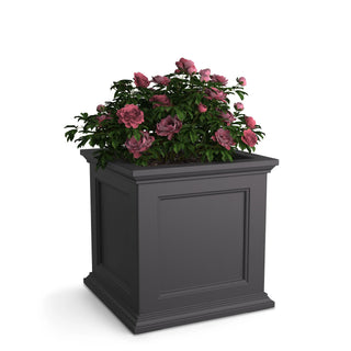 Mayne Fairfield Planter, Gray - 8.75 dry gallons 9.5 gal.