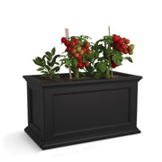 Mayne Fairfield Planter, Black - 16 gal. 22 dry gallons