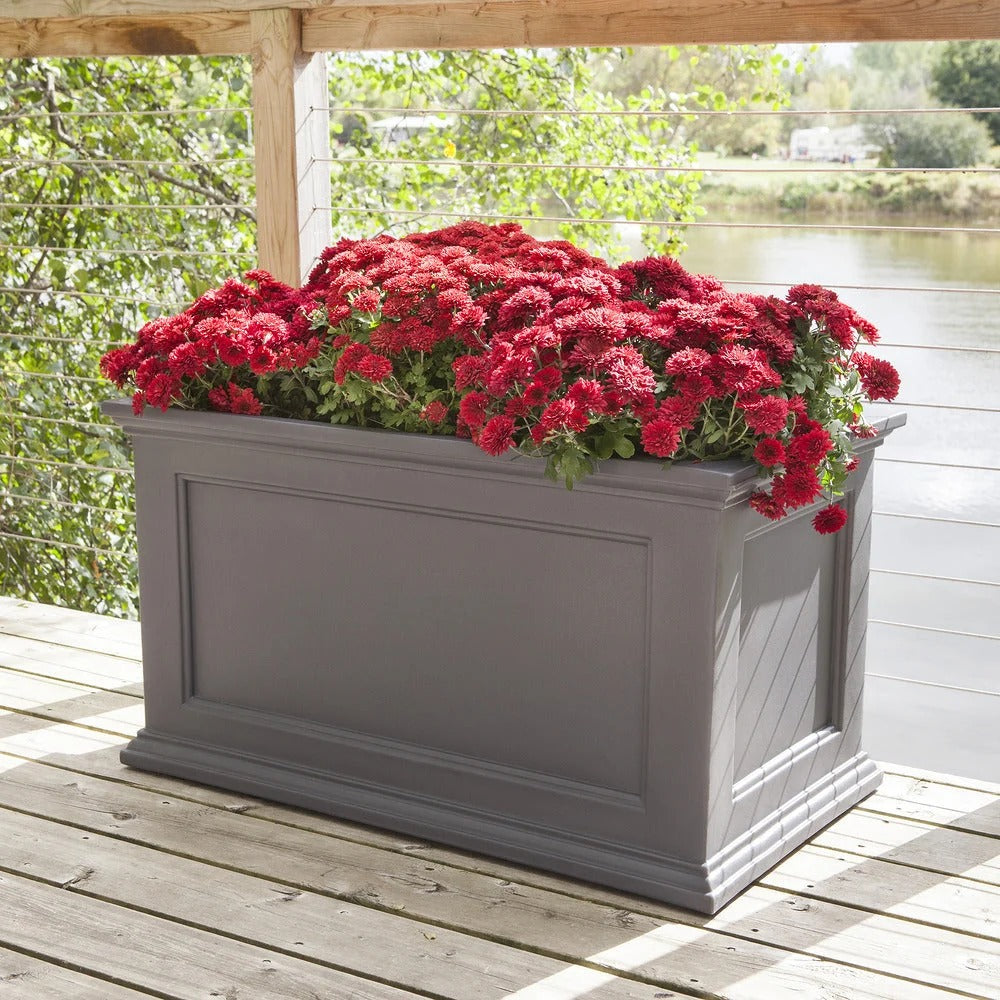 Mayne Fairfield Planter, Gray - photo 5