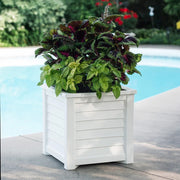 Mayne Lakeland Planter, White - photo 4