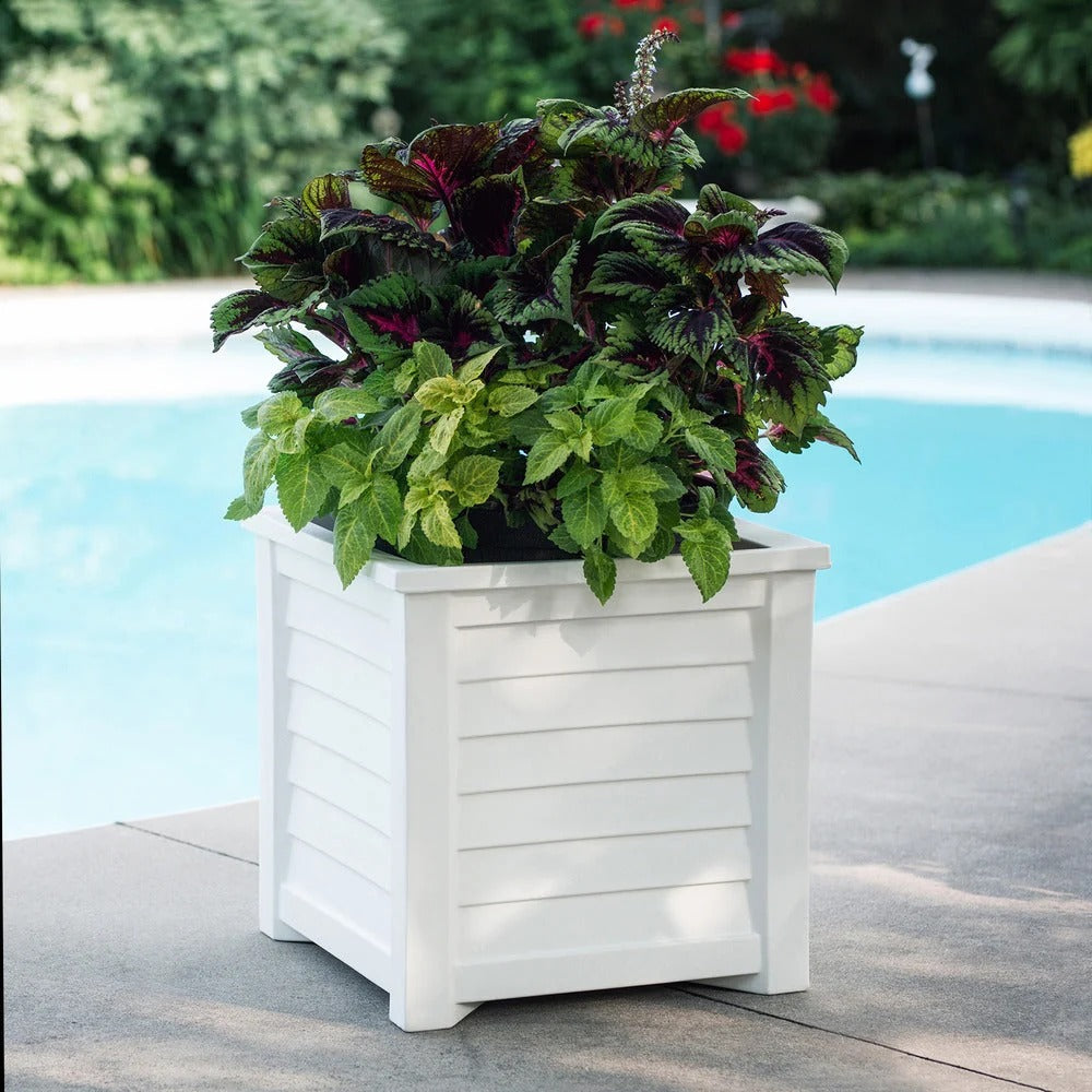 Mayne Lakeland Planter, White - photo 4