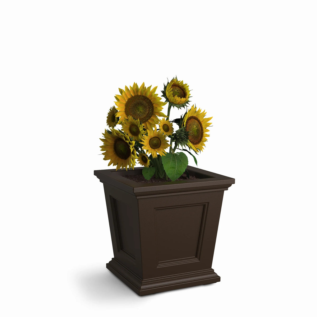 Mayne Fairfield Espresso Planter, Brown - 2.25 gal. 4.5 dry gallons