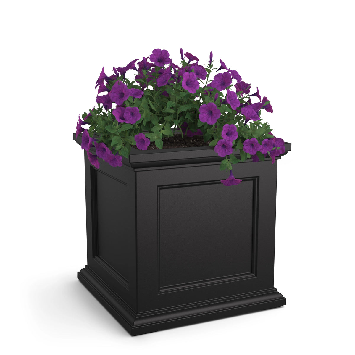 Mayne Fairfield Planter, Black - 32 gal.