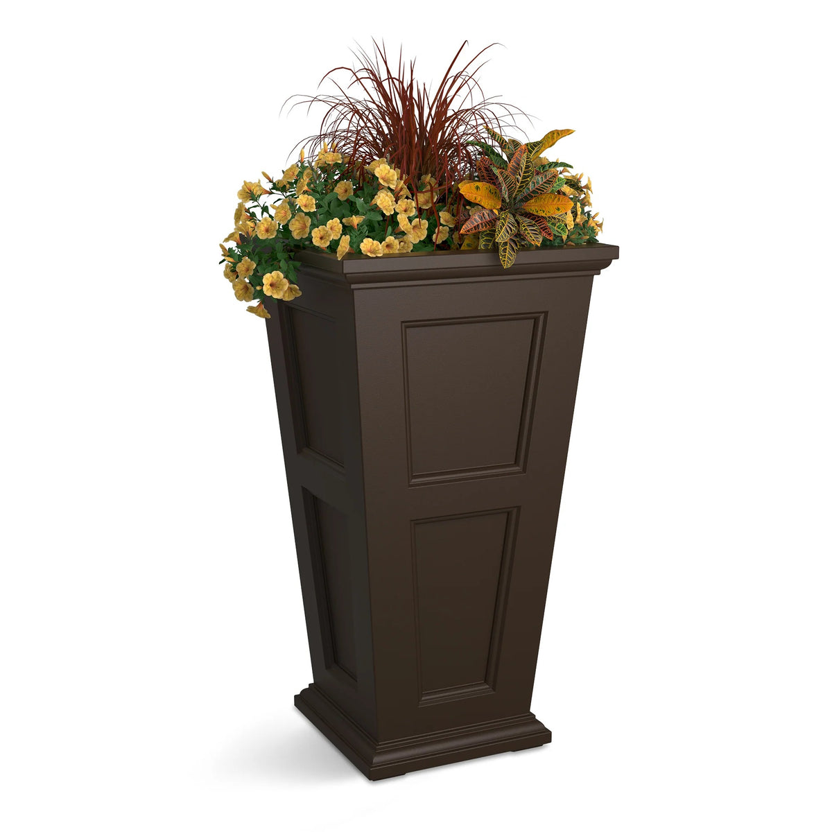 Mayne Fairfield Espresso Planter, Brown - 40 gal.