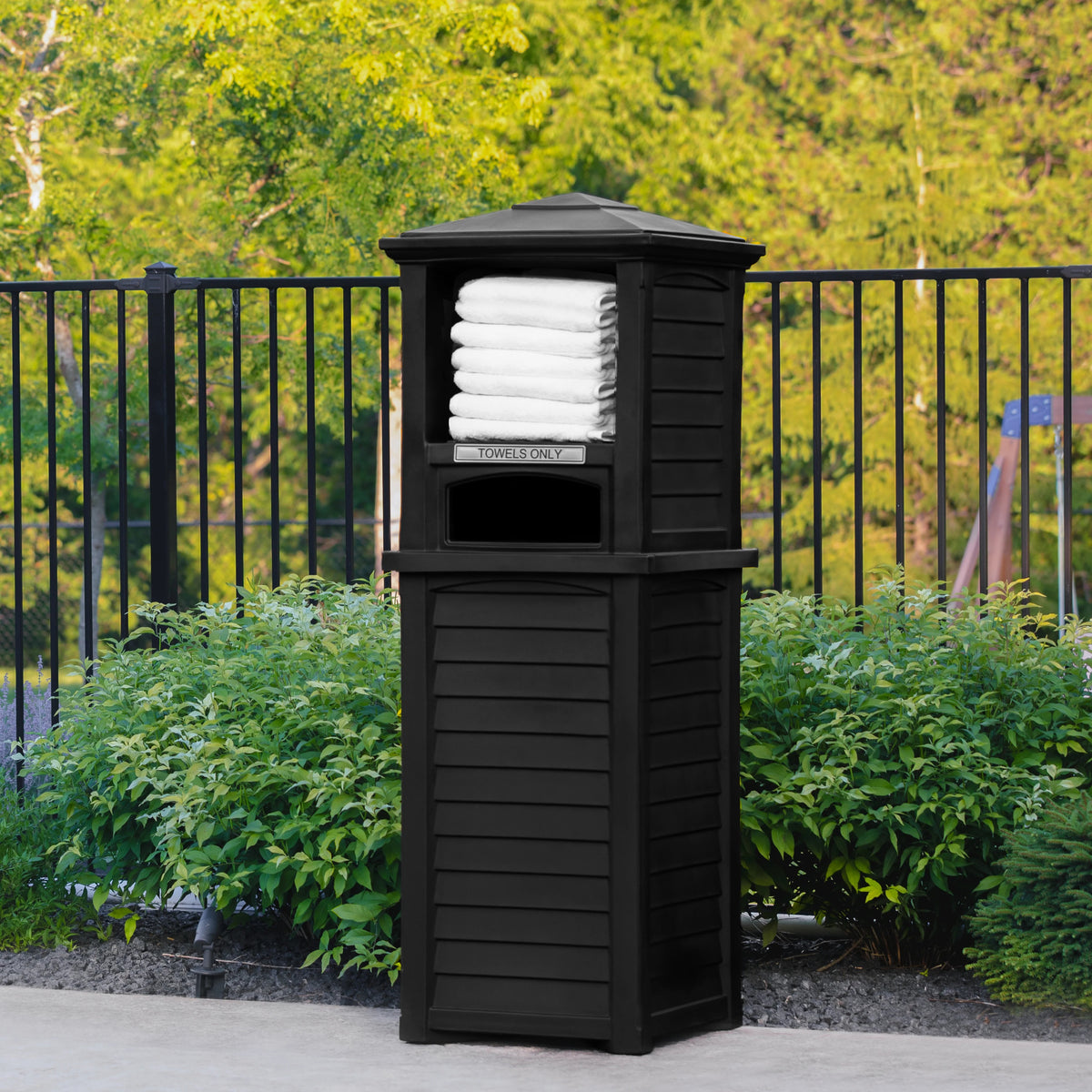 Mayne 8872 Polyethylene Towel Valet, 24 gal. - photo 2