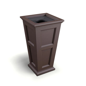 Mayne 8874-ES Decorative Trash Can, 24 gal., Brown - Default Title