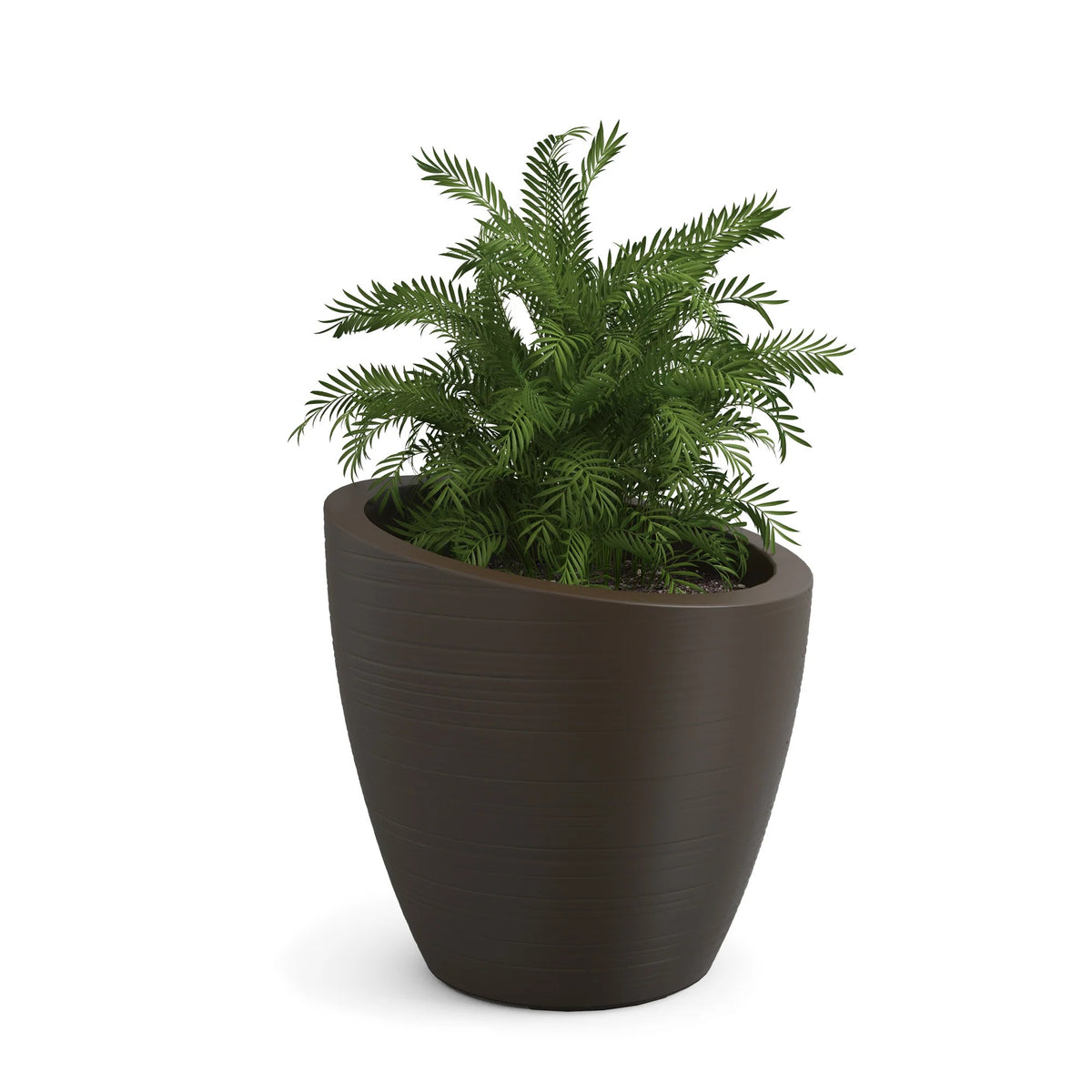 Mayne 8879-ES Modesto Espresso Planter, 8 gal., Brown - Default Title