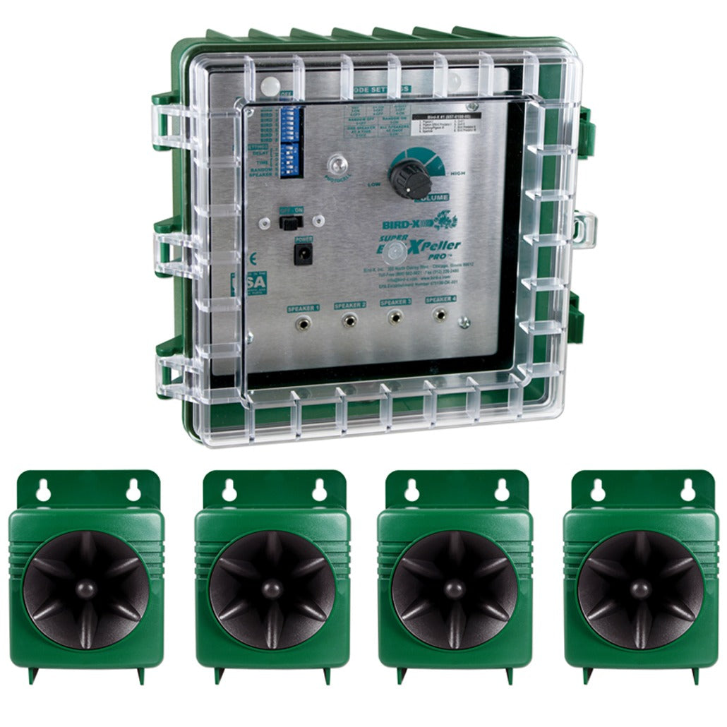Bird-X SBXP-PRO Deterrent System, 9" Wide, 110V - SBXP-PRO-2