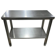 SSL Industries, LLC SSL-1001 Stainless Steel Work Table, 30" x 36" - Adjustable UHMW Foot Pads
