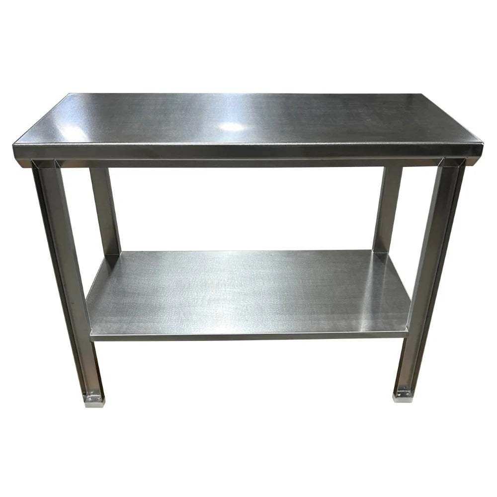 SSL Industries, LLC SSL-1001 Stainless Steel Work Table, 24" x 48" - UHMW Foot Pads
