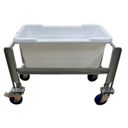 SSL Industries, LLC Stainless Steel Cart, 17 1/4" x 31", Silver - photo 3