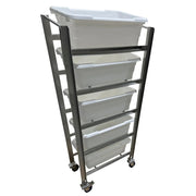SSL Industries, LLC Stainless Steel Cart, 17 1/4" x 31", Silver - 66"