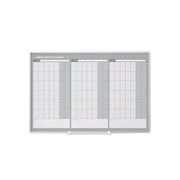 MasterVision Board, 36" Wide - Three Month Lacquered Plastic