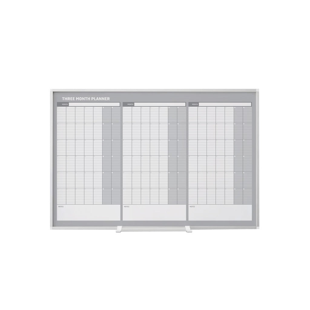 MasterVision Board, 36" Wide - Three Month Lacquered Plastic