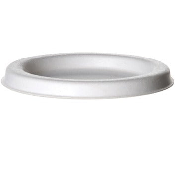 Eco-Products Plant Fiber Cup Lid, White - 4 oz.