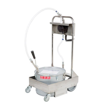 Miroil Oil Filter Machine, 41" High - 55 lb.