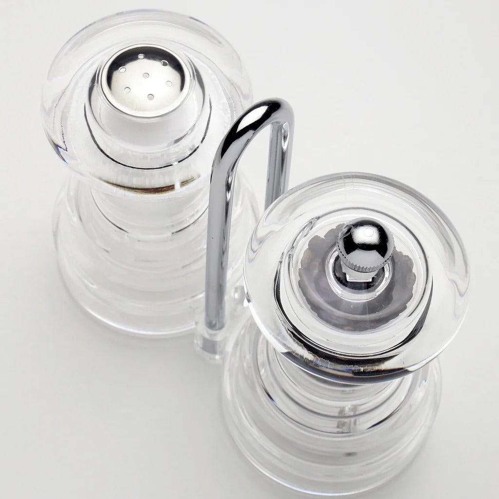 Chef Specialties 01630 Acrylic Pepper Set, 4" High, Clear - photo 4