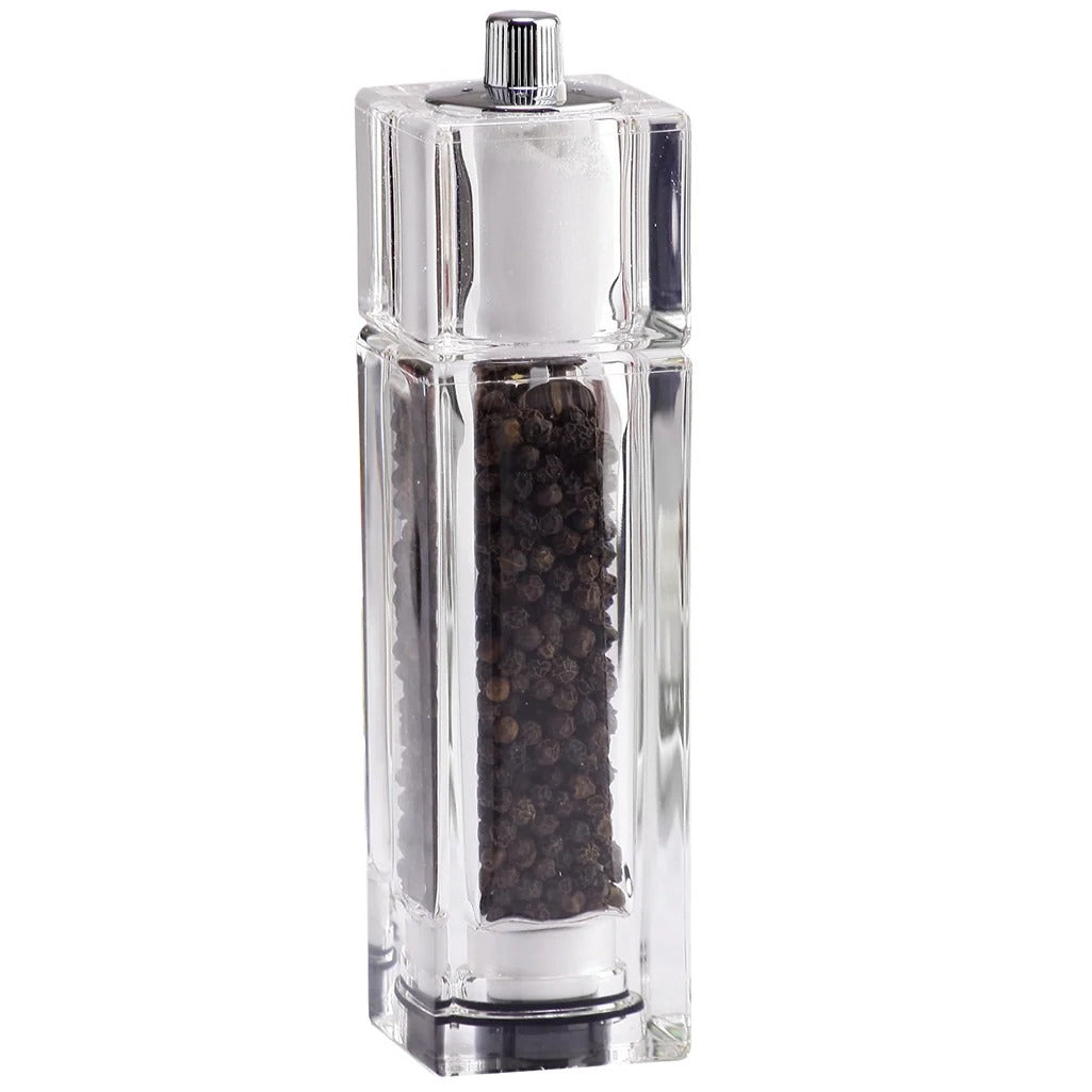 Chef Specialties 01850 Acrylic Salt Shaker Combo, 6 1/2" High, Clear - Default Title