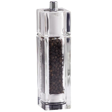 Chef Specialties 01850 Acrylic Salt Shaker Combo, 6 1/2" High, Clear - Default Title