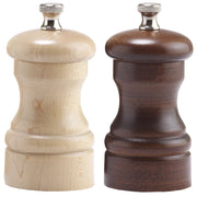 Chef Specialties 04202 Wood Salt Mill Set, 4" High, Brown - Default Title