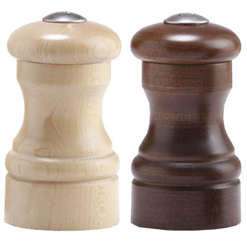 Chef Specialties Wood Pepper Set, 4" High - Walnut