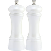 Chef Specialties Wood Salt Mill Set, 6" High - White