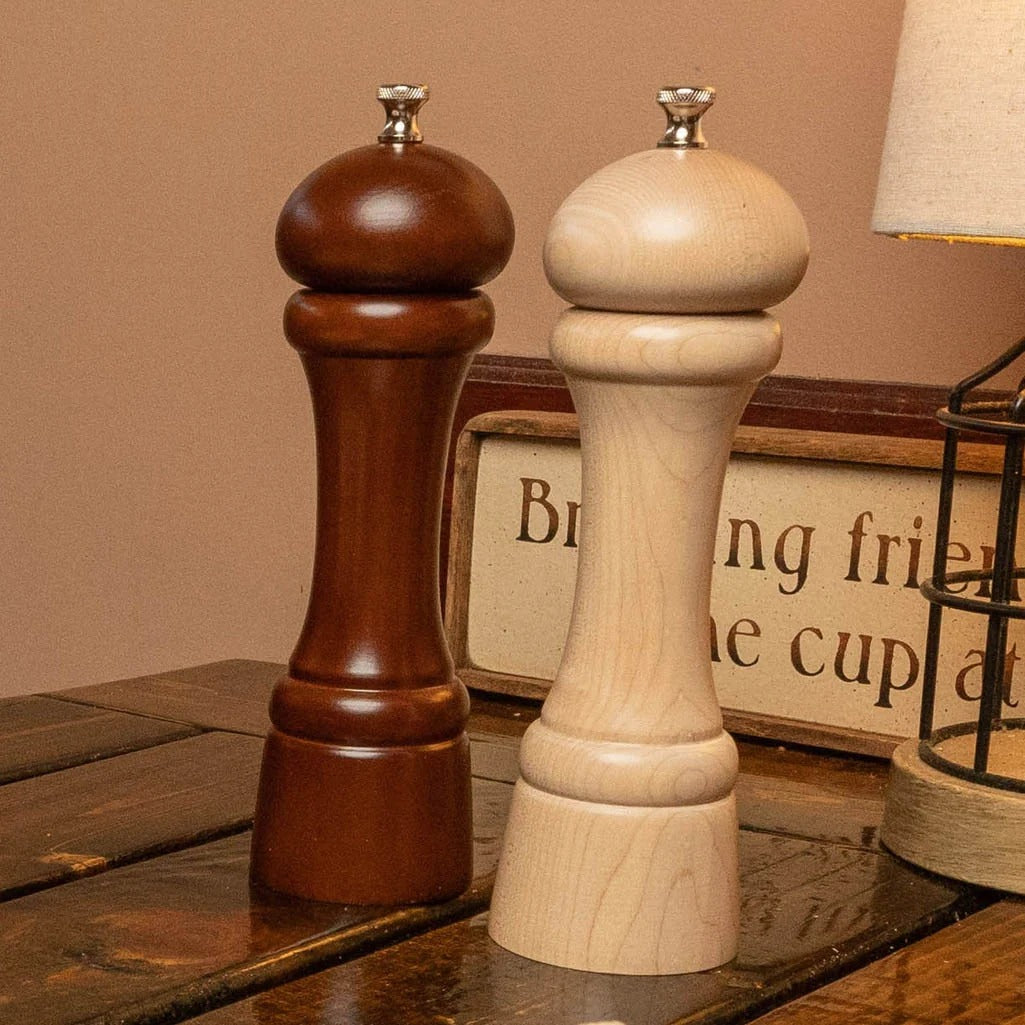 Chef Specialties Windsor Wood Salt Mill Set, 8" High - photo 2