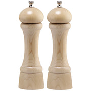 Chef Specialties Windsor Wood Salt Mill Set, 8" High - Beige
