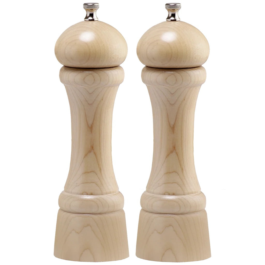 Chef Specialties Windsor Wood Salt Mill Set, 8" High - Beige