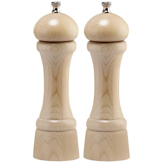 Chef Specialties Windsor Wood Salt Mill Set, 8" High - Beige